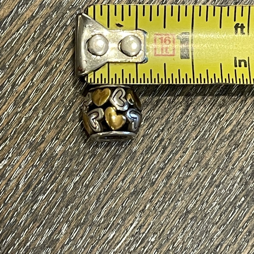 COPY - Brighton Black Charm With Silver And Gold Hearts💛🤍 - Picture 6 of 7